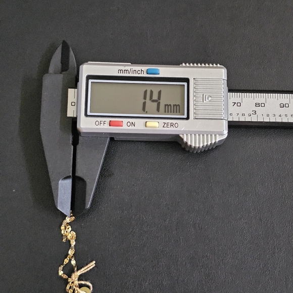 14k Gold Necklace 16 Inch - Picture 6 of 7